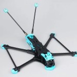 Foxeer 7-Inch 305mm Wheelbase FR Frame Carbon Fiber Drone Frame Kit Brace Thickness 4mm for RC Racing Drone DIY